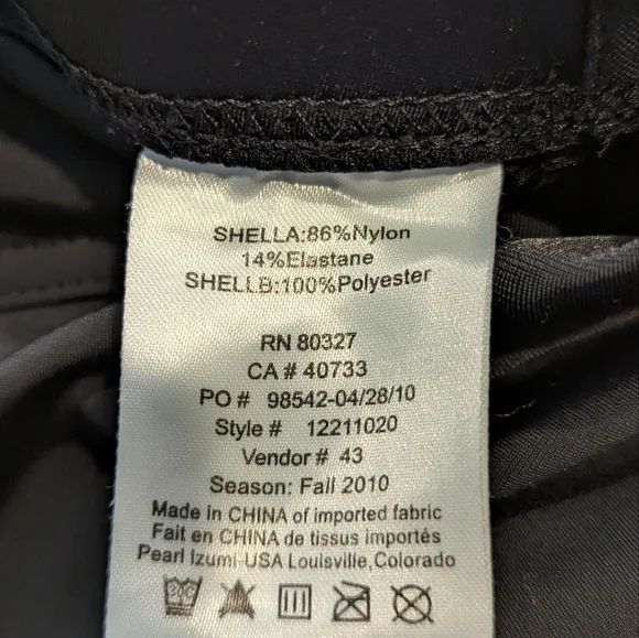 PEARL IZUMI Select Thermal Cycling Running Tight Black Small - Picture 10 of 14